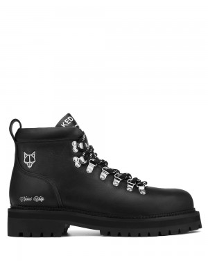 Botas Naked Wolfe Bear Black Leather | 123469-LYV