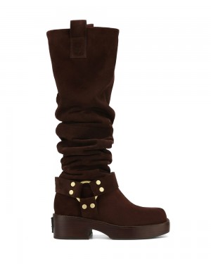 Botas Naked Wolfe Crook Brown Suede | 508374-LZA