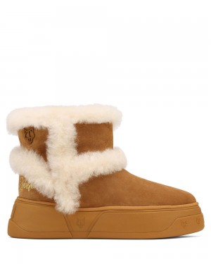 Botas Naked Wolfe K-01 Tan Shearling | 427803-CLN