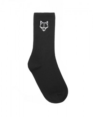 Calcetines Naked Wolfe 1 Pack Womens Socks Black | 063124-MQH