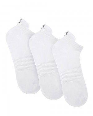 Calcetines Naked Wolfe 3 Pack Mens Egyptian Cotton Ankle Socks White | 283659-UNW