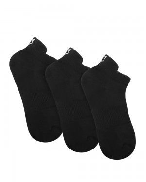 Calcetines Naked Wolfe 3 Pack Womens Egyptian Cotton Ankle Socks Black | 567091-JRA