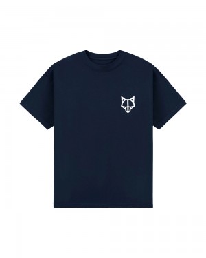 Camiseta Naked Wolfe Classic T-Shirt Navy | 921487-SAM