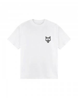 Camiseta Naked Wolfe Classic T-Shirt White | 160842-ZAV