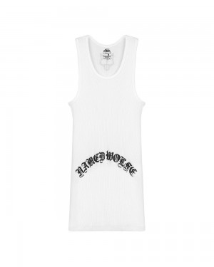 Camiseta Naked Wolfe Gothic Tank White | 548297-UJL