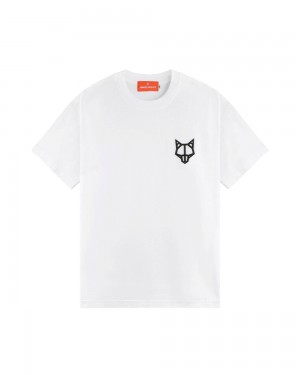Camiseta Naked Wolfe Wolfe T-Shirt White | 783605-FWY