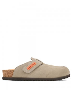 Chanclas Naked Wolfe Melt Taupe Suede | 623078-RHY
