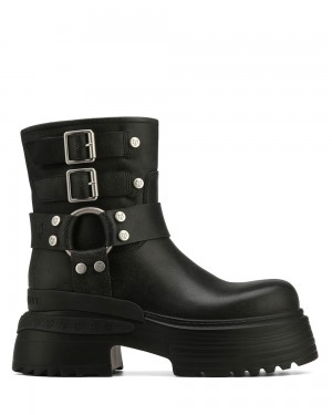Festival Season Naked Wolfe Eclipse Black Leather | 614783-AUF