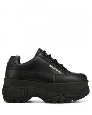 Icons Naked Wolfe Sporty Black Leather | 084391-MUH