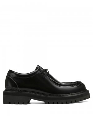 Mocasines Naked Wolfe Beat Box Leather Black | 089625-BRD
