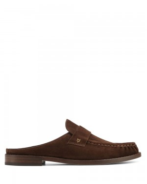 Mocasines Naked Wolfe Gleam Kid Suede Brown | 694120-EWC