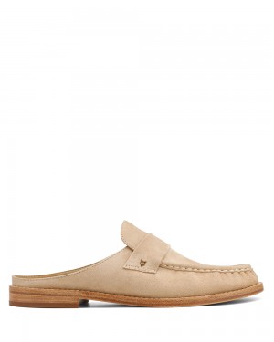Mocasines Naked Wolfe Gleam Kid Suede Sand | 351280-NVI