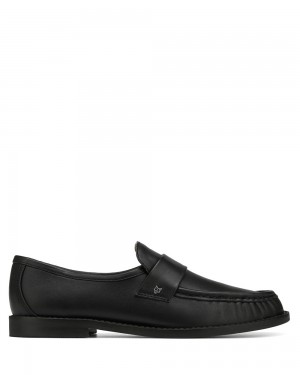 Mocasines Naked Wolfe Goldie Sheep Leather Black | 801259-BFC