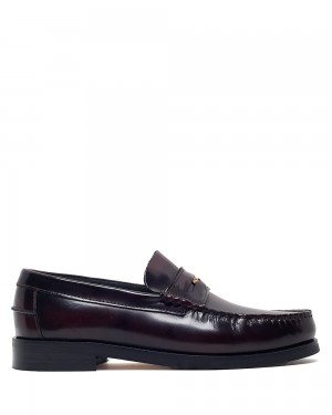 Mocasines Naked Wolfe Riviera Box Leather Oxblood | 723190-JBS