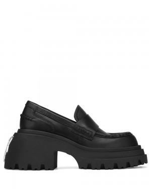 Mocasines Naked Wolfe Swish Black Leather | 248730-LDH