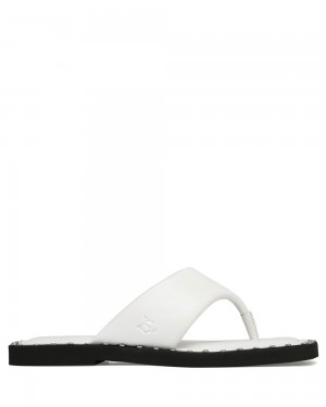 Sandalias Naked Wolfe Danni White Leather | 032814-GQO