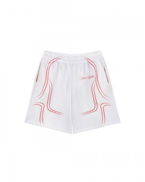 Short Naked Wolfe Naked Wolfe Jersey Shorts White | 623974-HJR