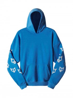Sudadera con Capucha Naked Wolfe Wolfe Hoodie Blue | 546870-OJN