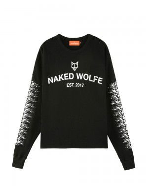 Sudaderas Naked Wolfe Naked Wolfe Thermal Black | 150783-FXC