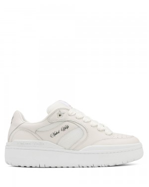 Tenis Naked Wolfe Ambition Cow Leather & Mesh White | 049831-FTV