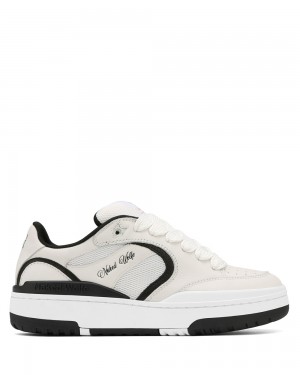 Tenis Naked Wolfe Ambition Cow Leather & Mesh White/Black | 145792-XIP