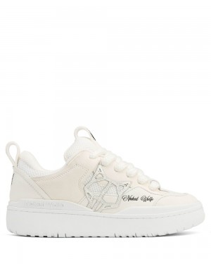 Tenis Naked Wolfe Area Genysis Leather/Mesh/Suede White | 307928-ESX