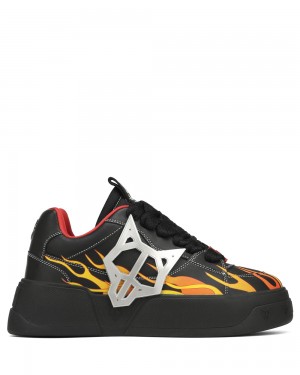 Tenis Naked Wolfe Kosa Black Flames | 561083-OHD