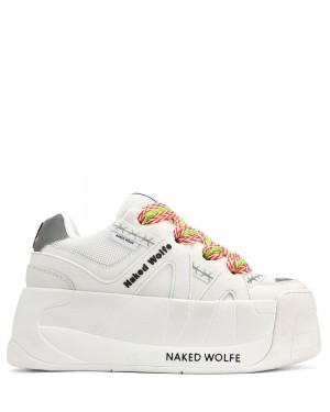 Tenis Naked Wolfe Slider White | 153487-GZJ